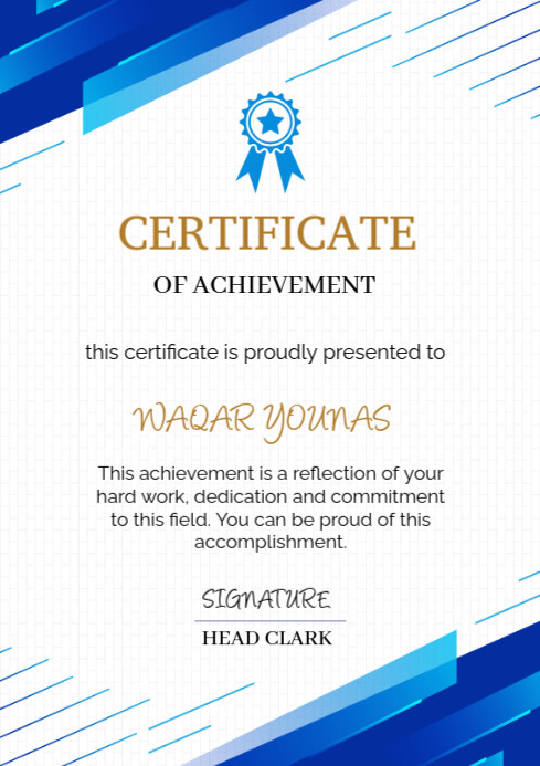 Certificate of occupancy Template | PosterMyWall