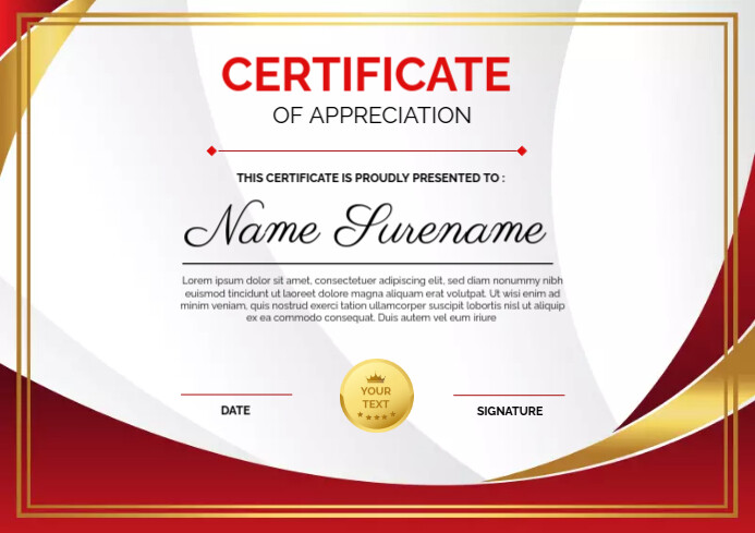 Certify Format Certificate Template Design