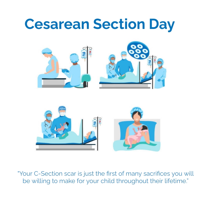 cesarean section day Template | PosterMyWall