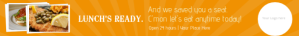 Restaurant Leaderboard Ad Template