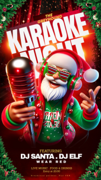 DJ Santa in the house, Karaoke Party