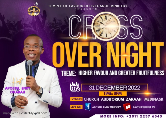 CROSSOVER Postcard template