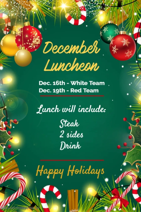 Christmas Party Pinterest Graphic | PosterMyWall