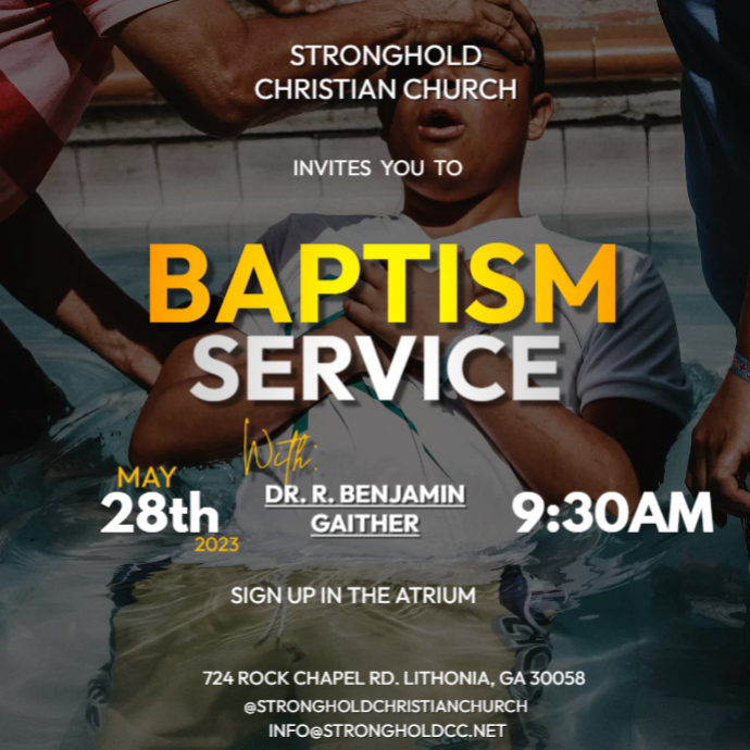baptism day | PosterMyWall