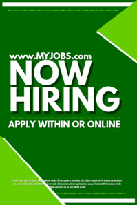 Hiring Poster Templates  PosterMyWall Hiring Poster Templates  PosterMyWall