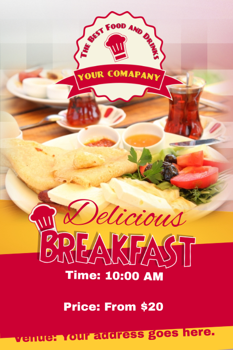 Breakfast Food Poster
