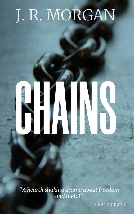 Copy of Chains Kindle book cover art template | PosterMyWall