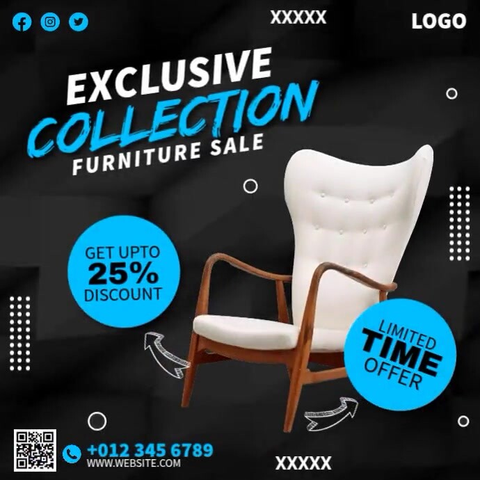 Chair Ads Template PosterMyWall