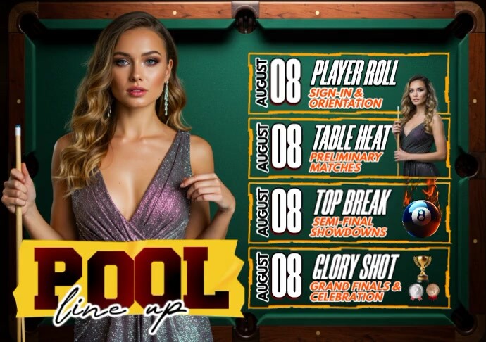 Chalk, Charm, and Championship Vibes A4 template