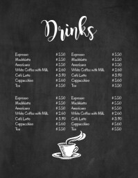 1 930 Coffee Menu Customizable Design Templates Postermywall