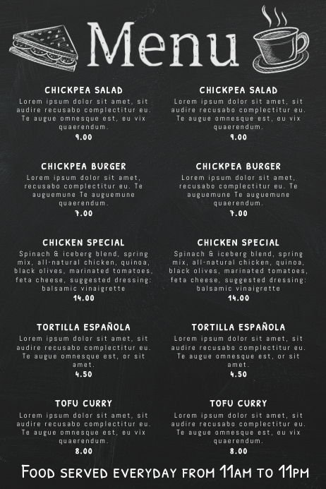 Chalkboard Menu Poster Template Postermywall Blend Cafe Roblox Blend Cafe Roblox Chalkboard Menu Poster Template Postermywall