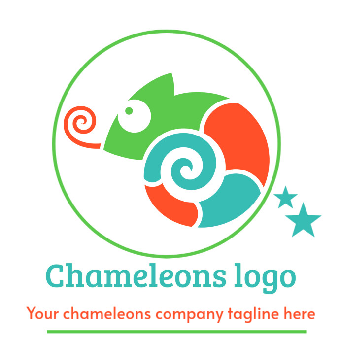 chameleon logo pet animal logo chameleons logo sports logo brand logo business logo company logo template