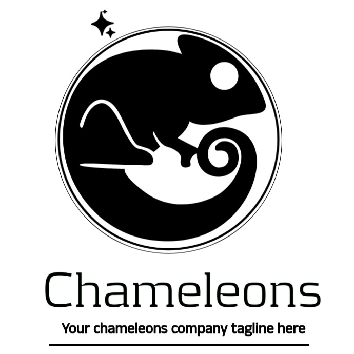 chameleons logo animal logo land animal logo sports logo brand logo business logo company logo template