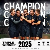 Champion Winner Instagram template