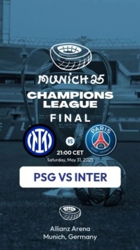 Champions League Digital Display (9:16) template