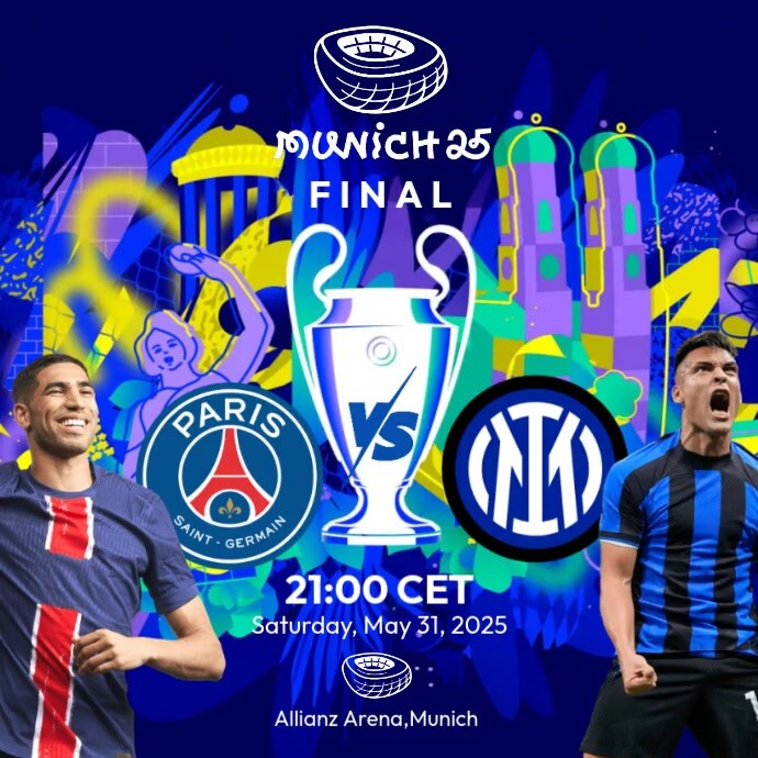 Champions League Final Match Template | PosterMyWall