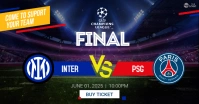 Champions League Final Match Template Facebook Shared Image