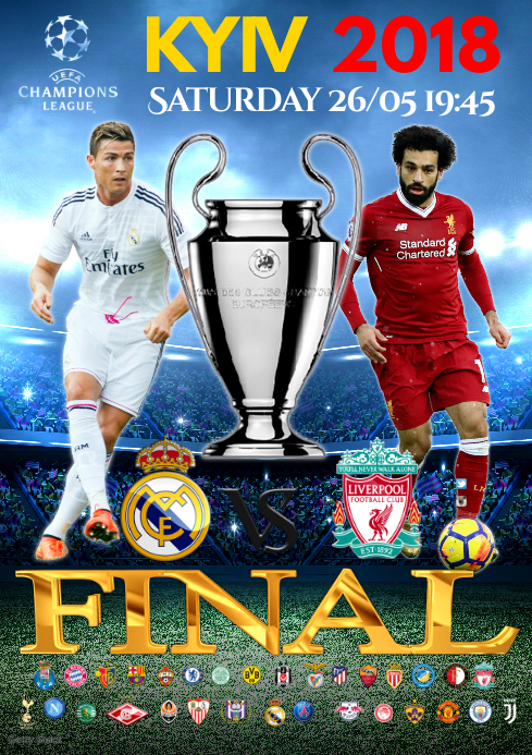 Champions League Poster Template Postermywall Champions League Poster Template Postermywall