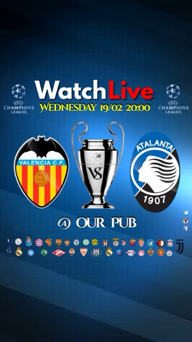 Champions League video Template | PosterMyWall