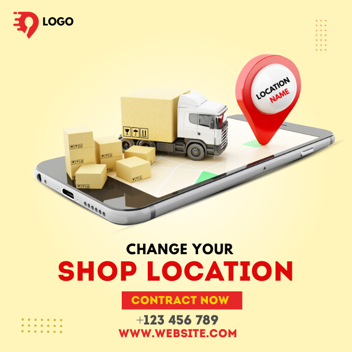 Change shop Location Template | PosterMyWall