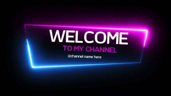 Channel Intro Digital Display (16:9) template