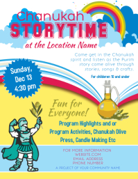 Customizable Design Templates For Storytime Postermywall