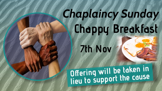 Copy of Chappy Breakfast | PosterMyWall