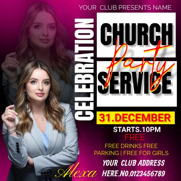Charch Conference charch service Template | PosterMyWall