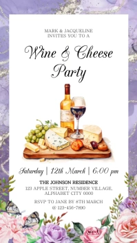 Charcuterie Party Invitation Instagram Story template