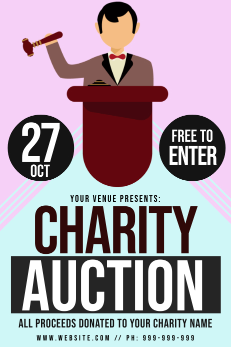 Auction Poster Examples Auction Poster Templates