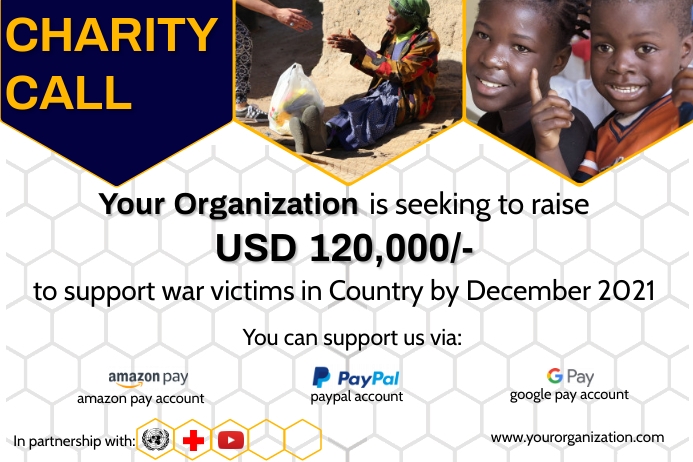 Charity call Template | PosterMyWall