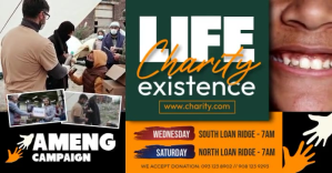 Vert Charity Campaign delt Facebook-billede Template