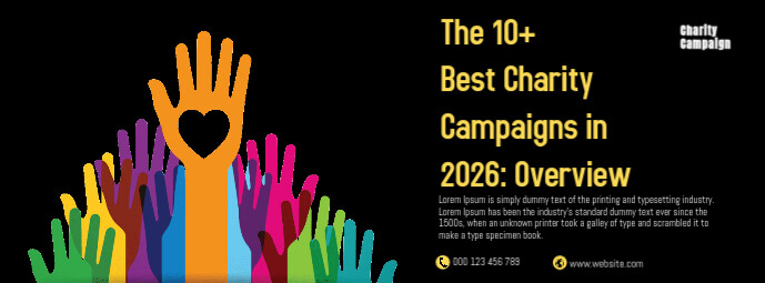 charity campaign  facebook cover Zdjęcie w tle na Facebooka template