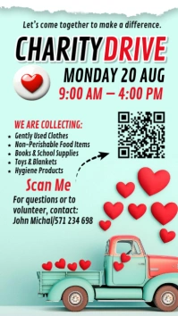 Charity day,charity,donation,event Instagram Story template