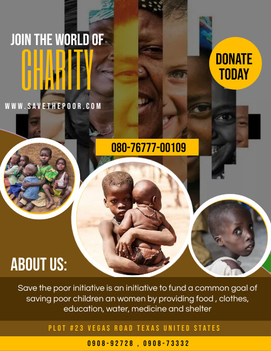 CHARITY Template | PosterMyWall