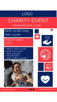 Charity donation Instagram Story template