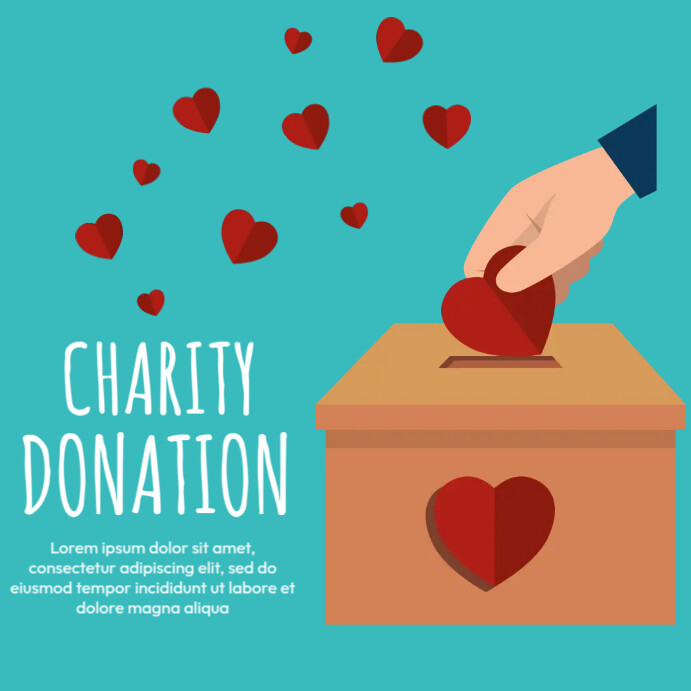 Charity Donation Event Template PosterMyWall