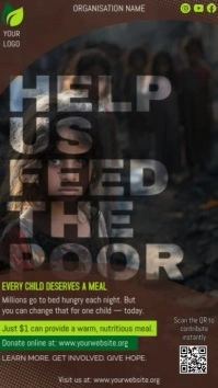 Charity Donation for Poor Instagram Story Template