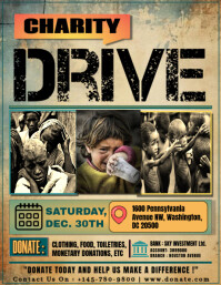 Charity drive Flyer (US Letter) template