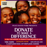 Charity Drive Instagram Post template