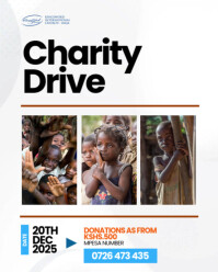 Charity Drive Flyer Design Instagram Portrait template