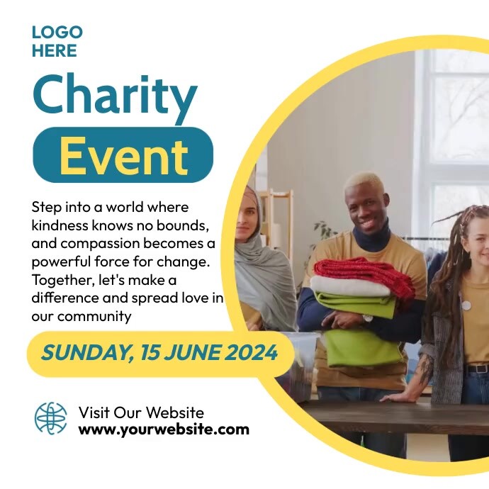 Charity Event Posts Charity Event Ads Template | PosterMyWall