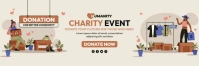 Charity Event Banner Twitter-header template