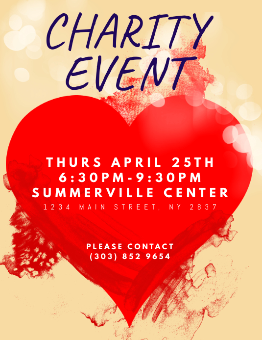 Charity Event Flyer Template PosterMyWall
