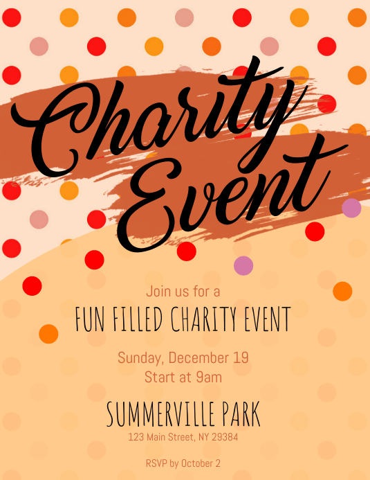 Charity Event Flyer Template PosterMyWall