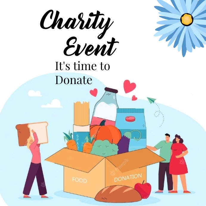 Charity Event Posts Plantilla de Charity Event Instagram post | PosterMyWall