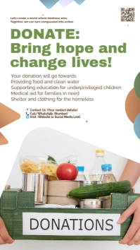 Charity Flyers Instagram Story template