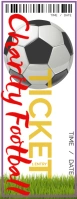 Charity football ticket Door Hanger template