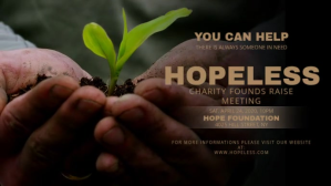 Black Charity Fundraiser Facebook-covervideo Template