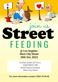 CHARITY FUND RAISER POSTER A6 template